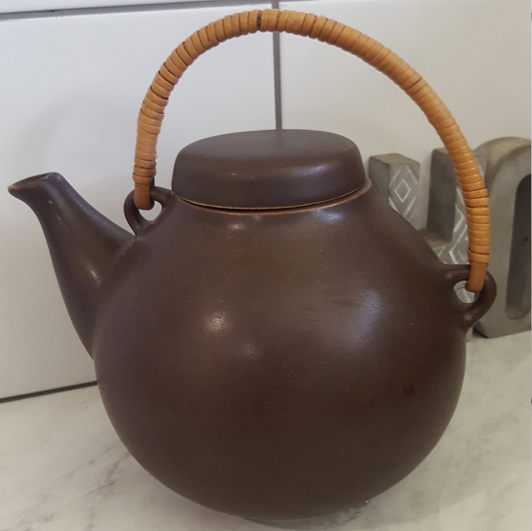 ARABIA Finland GA3 Brown Teapot With Repaired Chipped Spout. Etsy