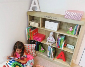 Kids Bookcases Etsy Uk