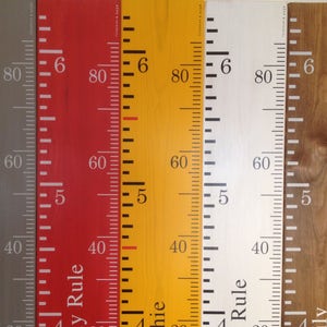 Handmade height chart ruler image 5