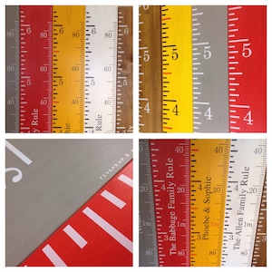 Handmade height chart ruler image 6