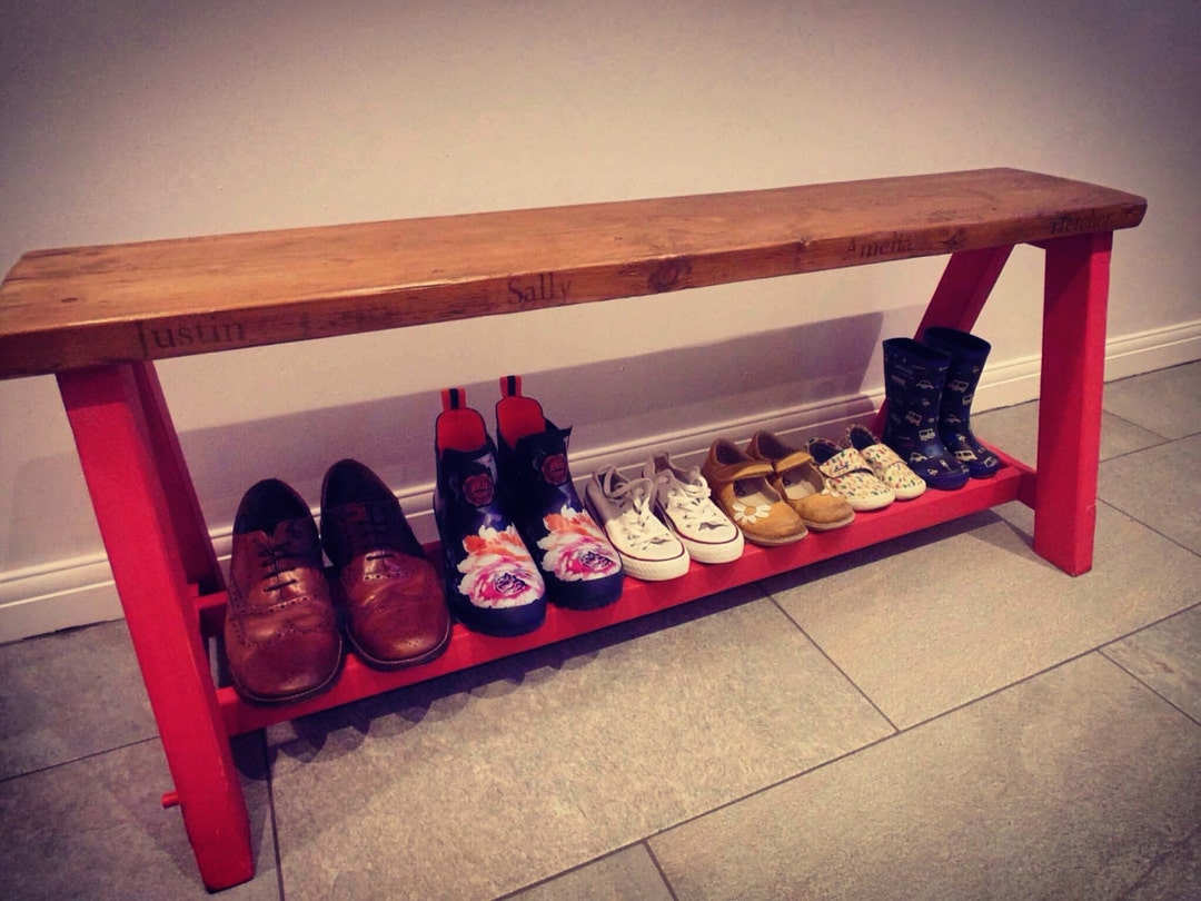 Chic Shoe Bench Etsy UK