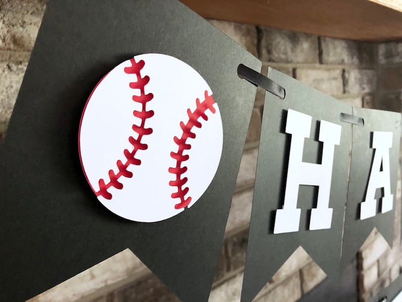 Happy Birthday Homerun Lil Slugger Party Baseball Birthday Banner Concessions Banner