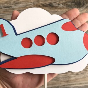 Airplane Cake Topper, Time Flies Themed Party - Etsy
