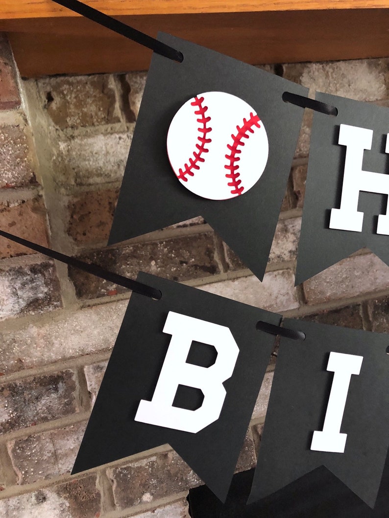 Happy Birthday Homerun Lil Slugger Party Baseball Birthday Banner Concessions Banner