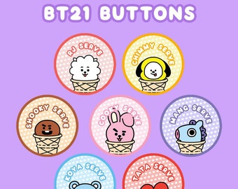 BTS (ARMY) Serve Buttons/Badges