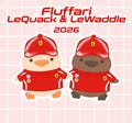 Fluffari F1 Stickers (Scrapbooking / Diary Journal / Notebook Study Planner / Decoration) product logo