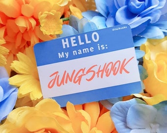Jungkook Jungshook Sticker (Scrapbooking / Diary Journal / Notebook Study Planner / Decoration)