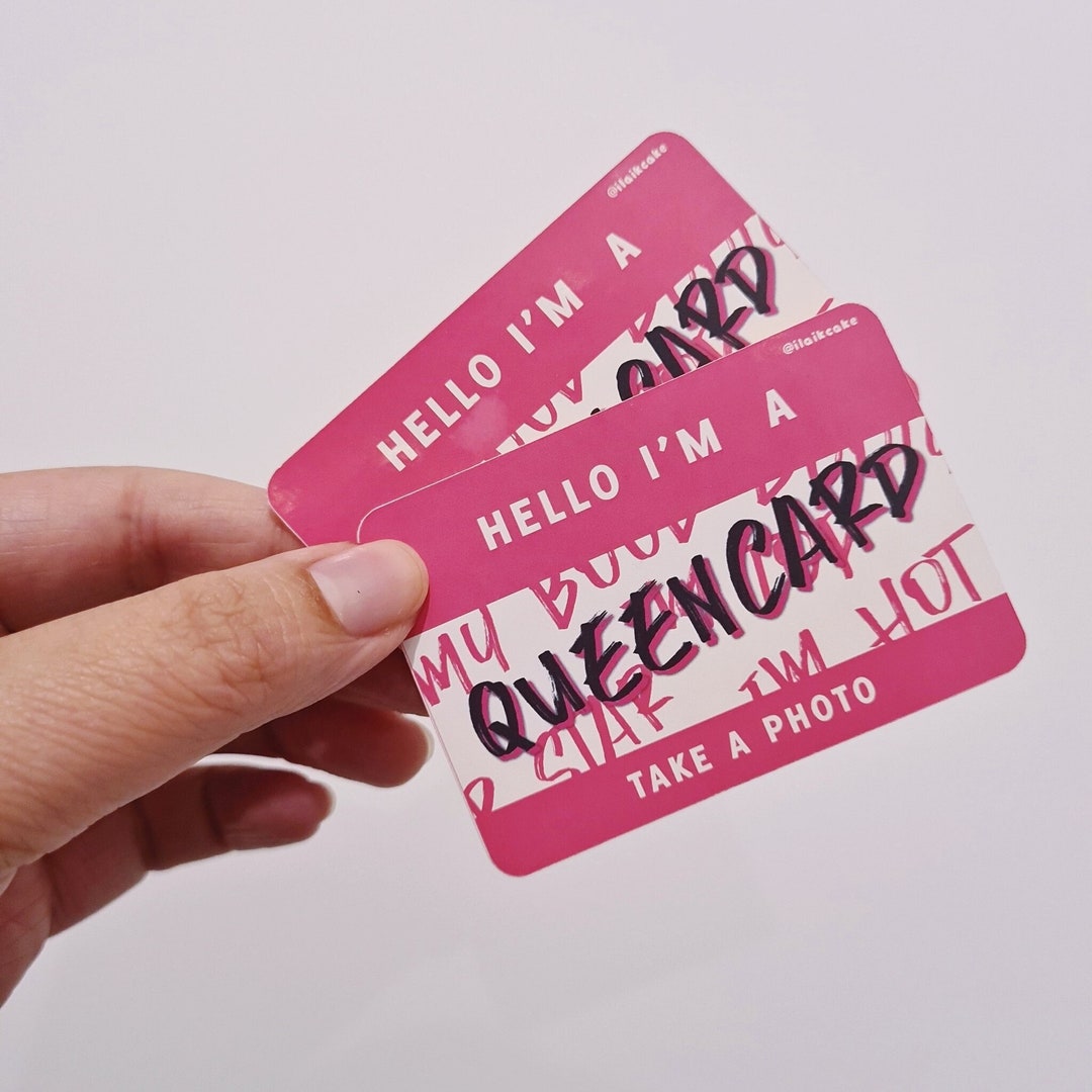 Queencard (G)I-DLE Sticker (scrapbooking / Diary Journal / Notebook ...