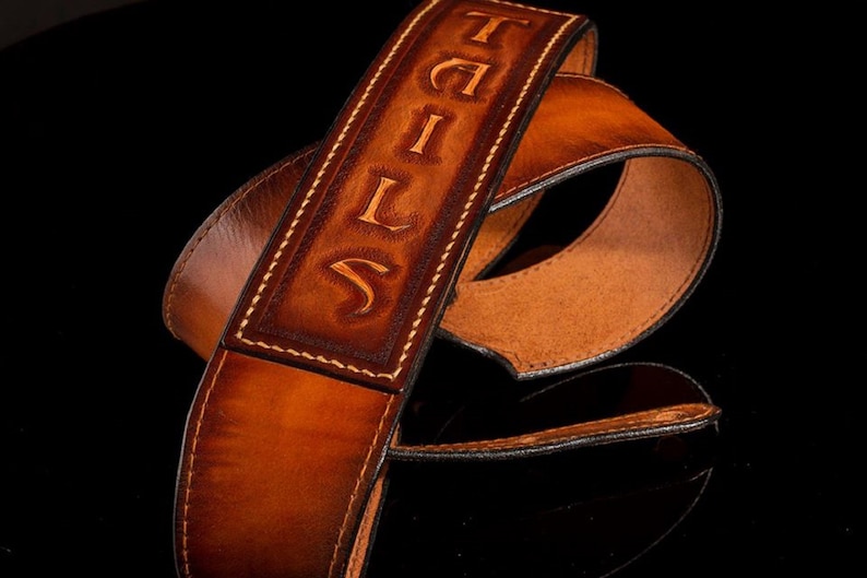 Personalized Guitar Strap Designer Hand Tooled Guitar Strap Etsy