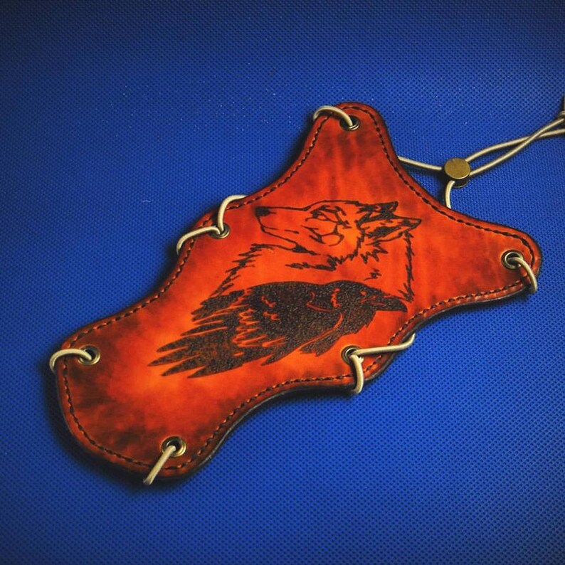 Hand Tooled Archery Arm Guard Leather quiver Custom Handmade Etsy