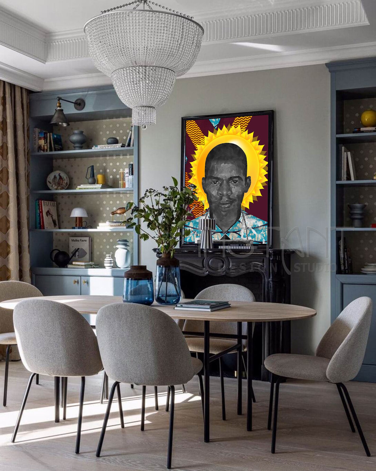 John Lewis Portrait Art Print USA Representative African Etsy