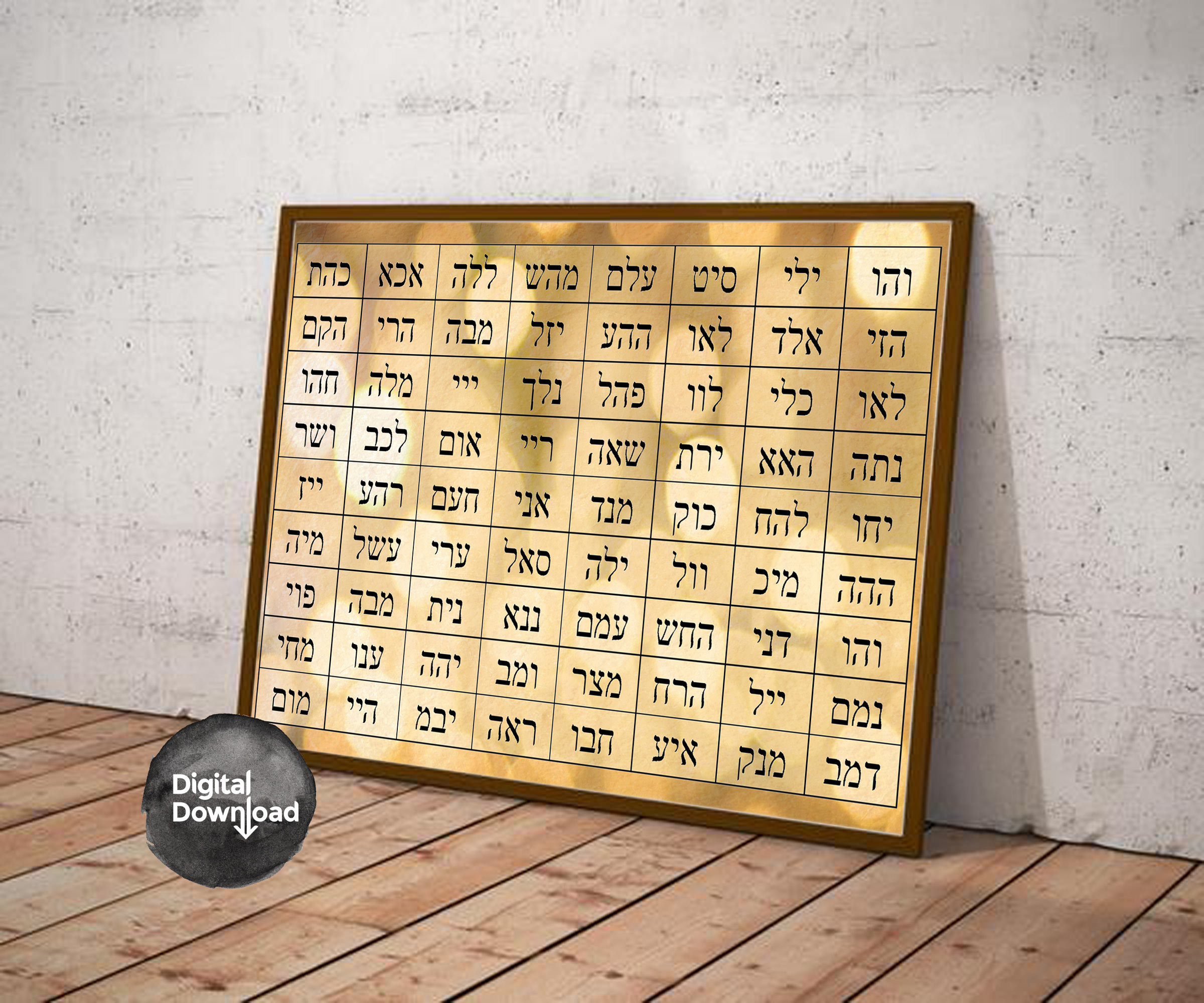 72 Namen gottes von Gott Druck Diagramm Kabbalah Poster Druck Etsy 72 Namen gottes von Gott Druck Diagramm Kabbalah Poster Druck Etsy
