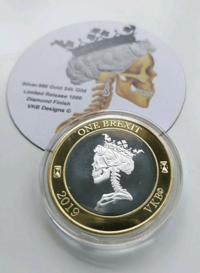 Brexit Coin number 2 Boris Bus NHS Bus Brexit 2 Gold ...