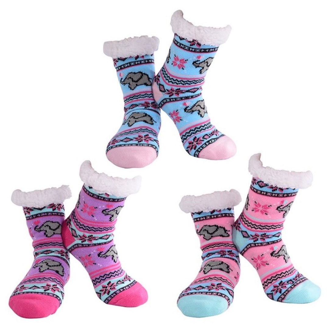 Nuzzles Winter Slipper Socks for Women ONE SIZE Xmas Socks - Etsy UK