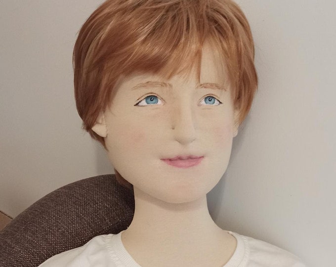 Life Size Boy Doll, Life Size Child Art Doll, Large Waldorf Doll