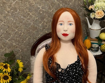 Life size realistic doll, comfort doll, therapy doll, large waldorf doll