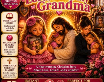 Lord, I Miss My Grandma , A Heartwarming Christian Children's Story About Love, Loss & God's Comfort, Downloadable Ebook, Instant