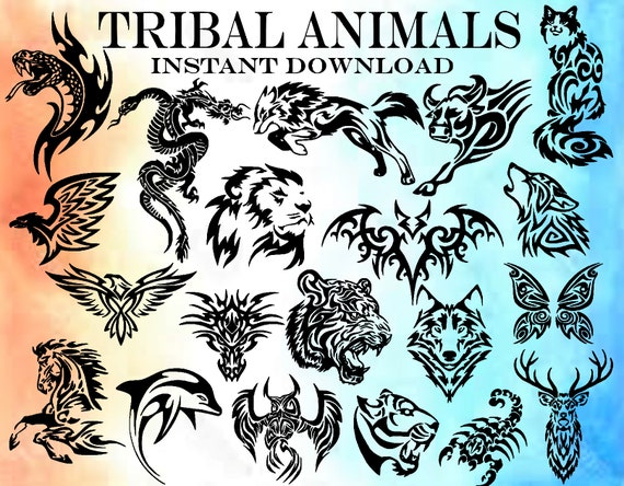 Tribal Animal Bundle Svg 20 Images Tribal Svg Animal SVG - Etsy Tribal Animal Bundle Svg 20 Images Tribal Svg Animal SVG - Etsy