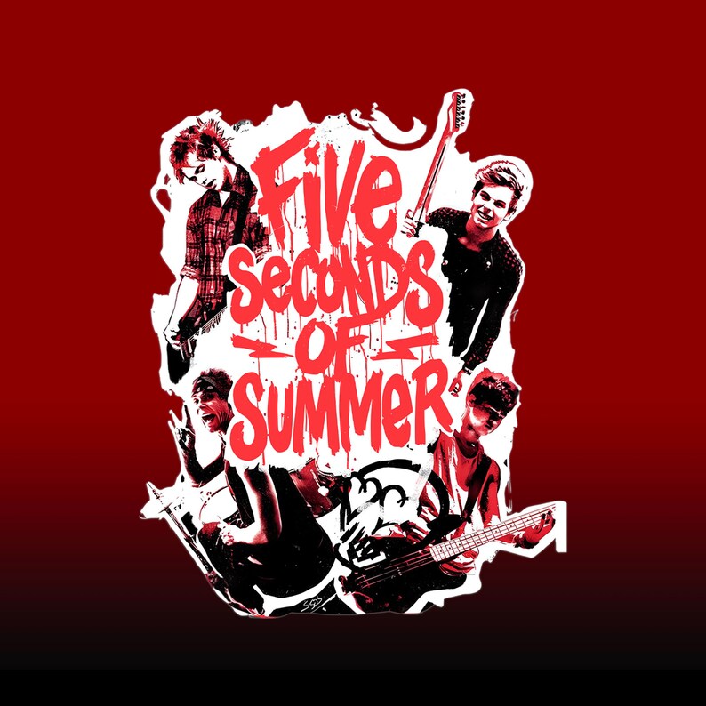 5 Seconds of Summer World Tour 2023 2024 Download File 5SOS Etsy