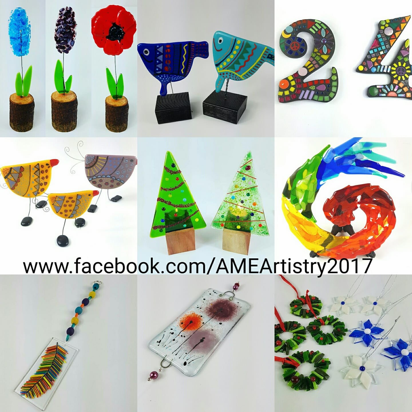 Mosaic House Numbers. Bright Multicoloured Mosaic Numbers Etsy Australia