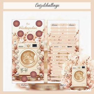 Neue Waschmaschiene I Sparchallenge I Budgeting | A6 I Umschlagmethode I Rubbelchallenge I Klappchallenge I Würfelchallenge