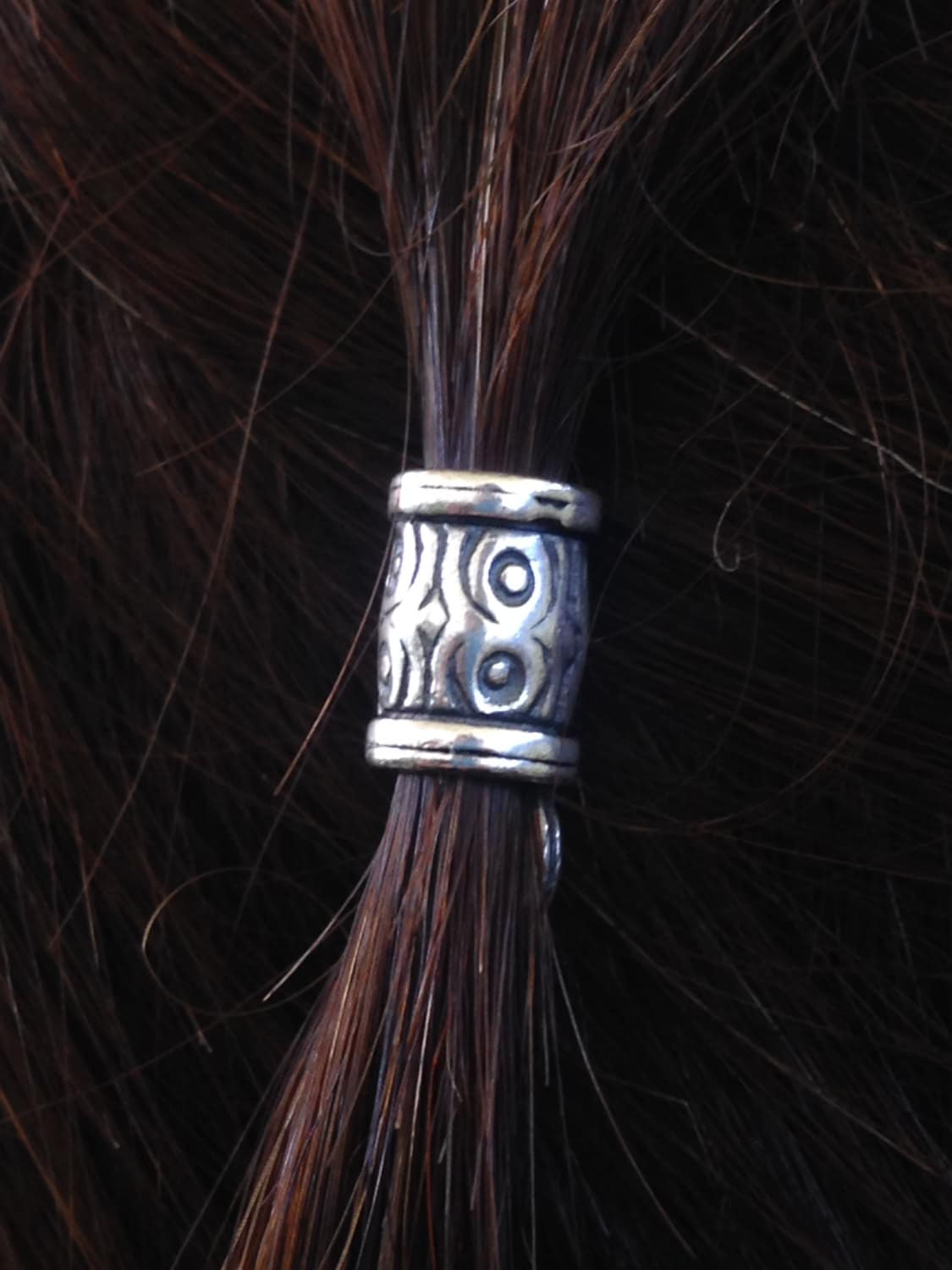 Hair Bead Kit 'N' wood design silver Celtic hair Etsy