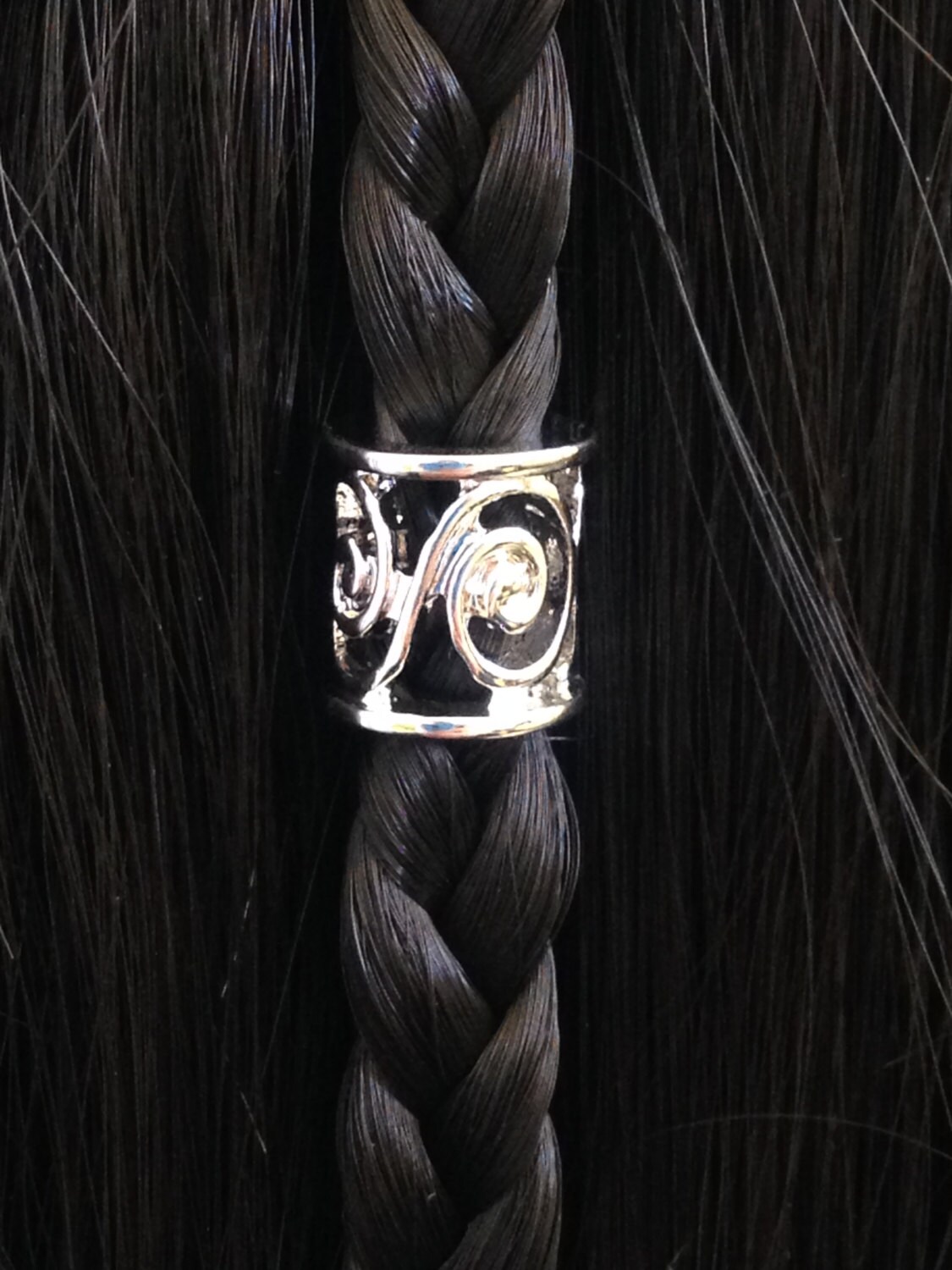 Hair bead Kit 'L' BEAUTIFUL spirals silver hair bead Etsy