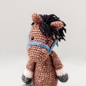 Farm Animal Nursery Decor HORSE DIEGO MINI Handmade Doll | Best For Baby Shower | Birthday Gift And Children Photography Prop Cotton
