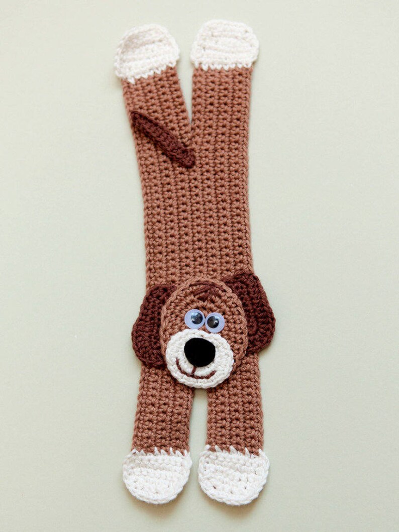 Crochet Dog Bookmark REX Best Page Marker Gift for Book Lovers Etsy