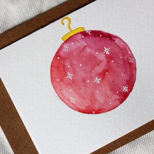 Cartão de felicitações de férias, cartão de Natal, cartão de Natal em branco, cartão de férias em branco, cartão de férias, cartão de ornamento imagem 1