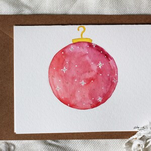 Cartão de felicitações de férias, cartão de Natal, cartão de Natal em branco, cartão de férias em branco, cartão de férias, cartão de ornamento imagem 3