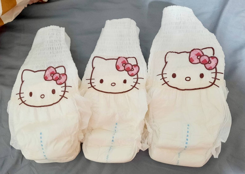 Size m Two Conped Adult pullups Diapers ABDL original design Etsy