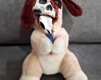 Muñeca de arte espeluznante zombi OOAK, coleccionable gótico de terror