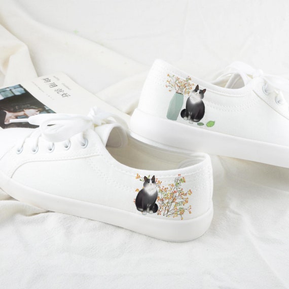 Vegan white sneakers minimalist lace-up breathable lined sustainable  fashion | eBay