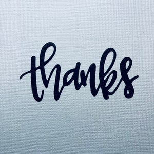 Mots de remerciement découpés//Découpes pour collage//Découpes pour journal//Découpes à la main pour collage - Lot de 20