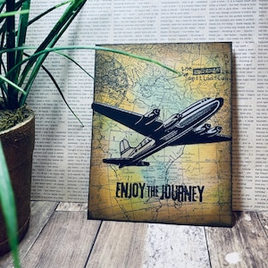 Enjoy The Journey Card//Any Occasion Card//Handmade Card