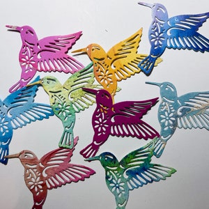 Découpes Colibri//Découpes de journal indésirable//Découpes de collage//Découpes à la main - Lot de 20