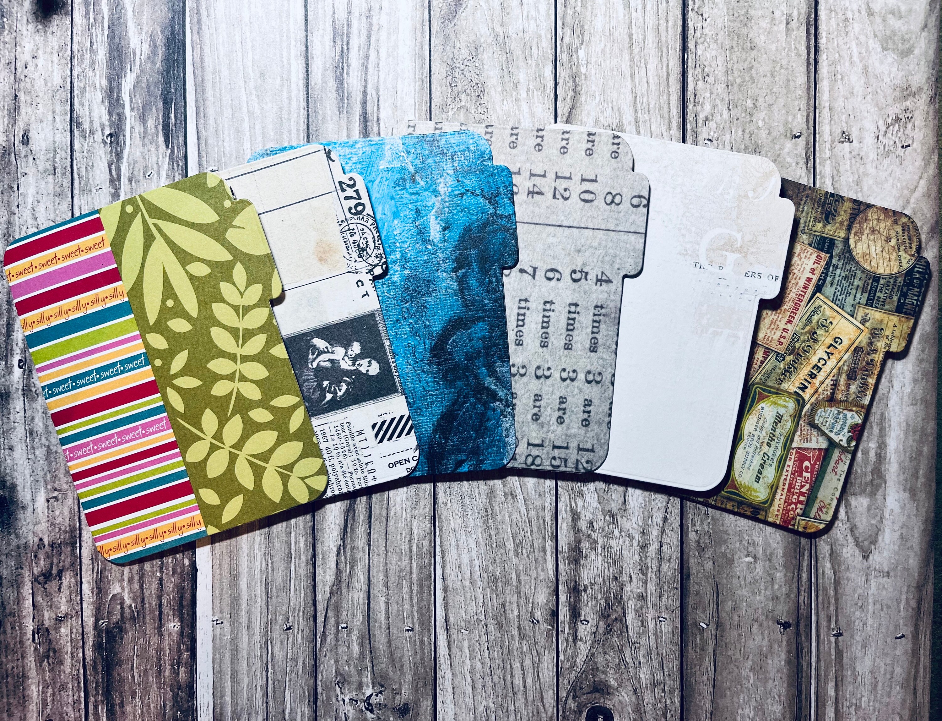 File Folders//journal File Folders//handmade File Folders - Pack of 6 ...