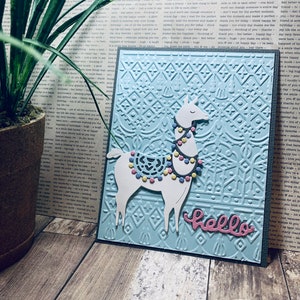 Carte pour toutes les occasions//Carte bonjour//Carte en relief//Carte faite main