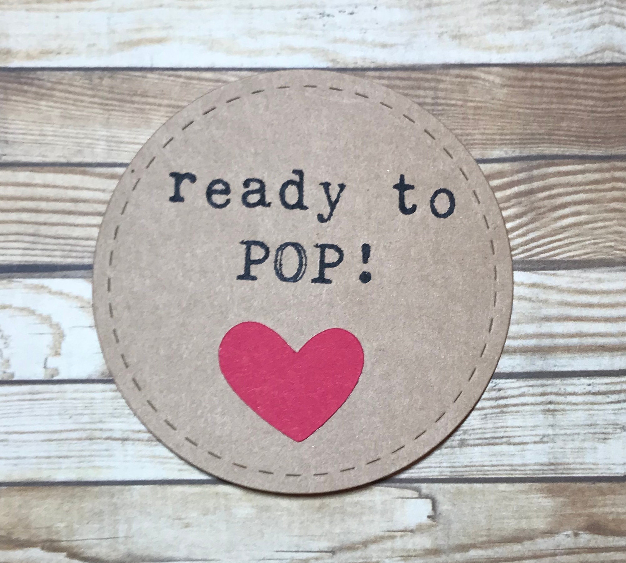 Ready to Pop Tags//handmade Tags 20 Tags Etsy Canada