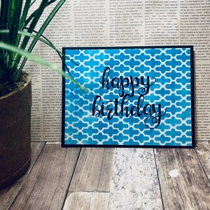 Birthday Card//Art Card//Handmade Card