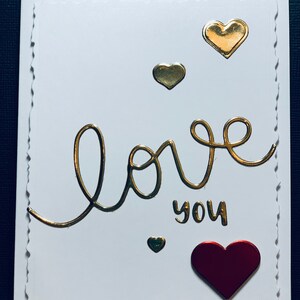 Any Occasion Card//Love You Card//Valentines Day Card//Handmade Card