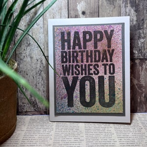 Birthday Card//Happy Birthday Card//Handmade Card