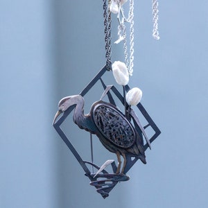 Fossil bird necklace discount