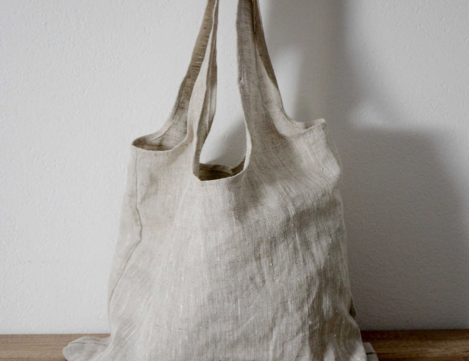 Linen Reusable Shopping Bag Farmer's Market Bag Reusable - Etsy