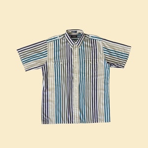 トップス 90s vintage ombre stripe shirts 90s vintage ombre stripe shirts