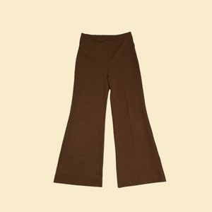 Brown Flare Pant 70s -  New Zealand