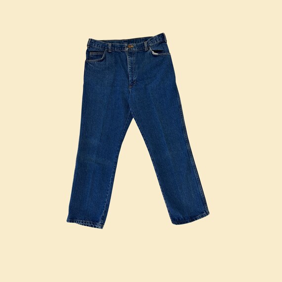 希少 TENDERLOIN DENIM PNT 32size 1980s Denim Pants, 36x30 Vintage Elk Manufacturing Co Medium