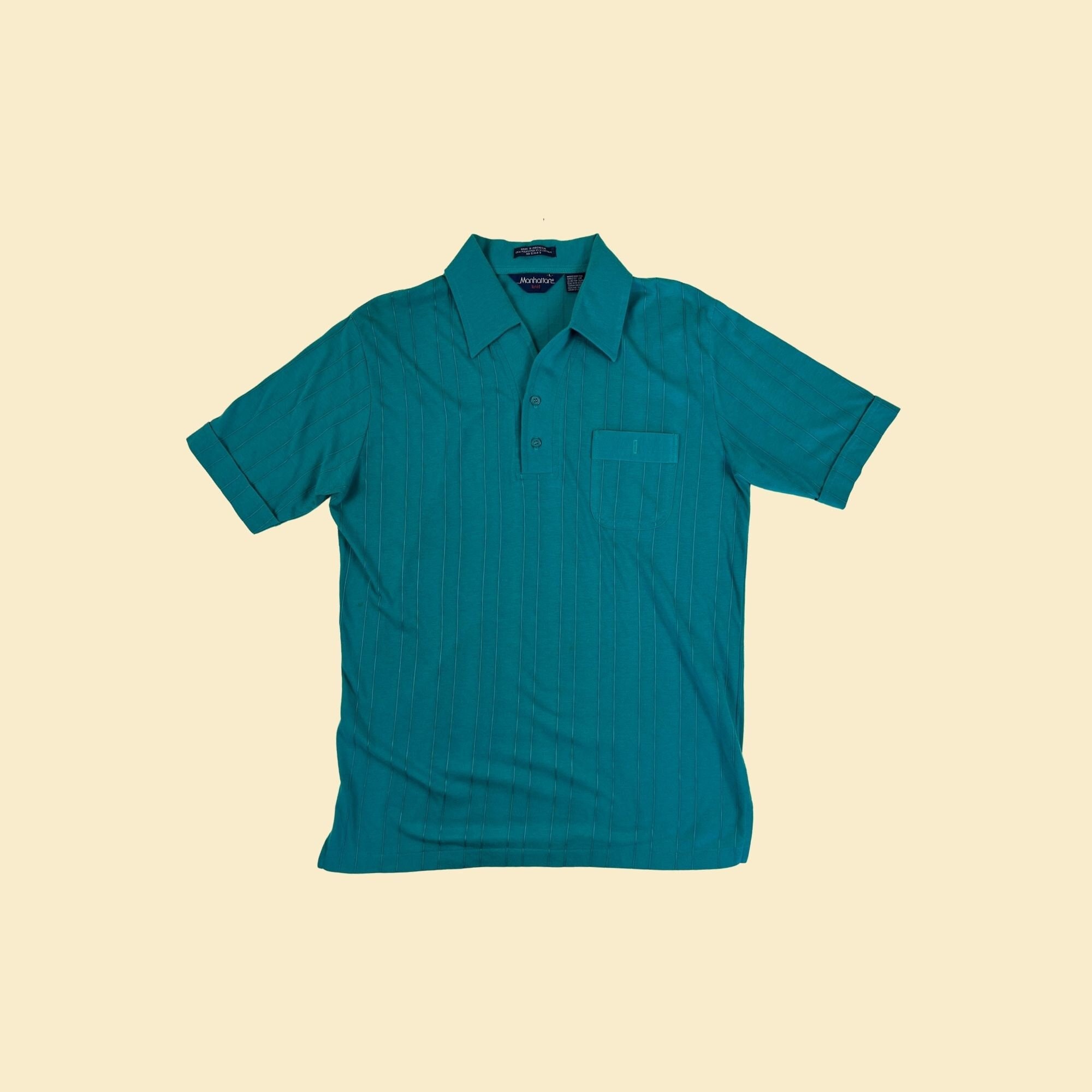 ニットポロ　70s  ポロシャツ 70s レザー ウエスタン ニット ポロシャツ ニットポロ 半袖 古着
