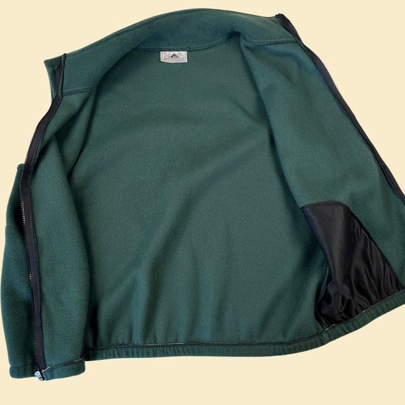 1990s XL green fleece vest by Black Mountain, vin… - image 9